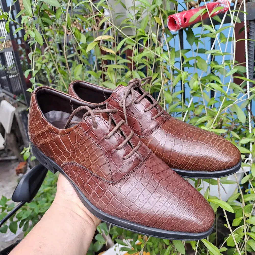 Giày tây da cá sấu bụng — ảnh tham khảo 12